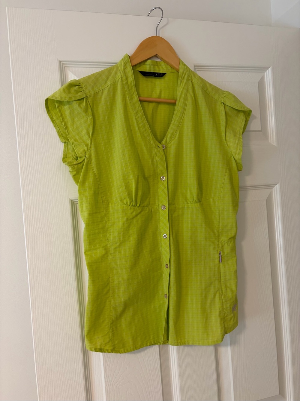 Arc'teryx Lime Green Grid Shirt